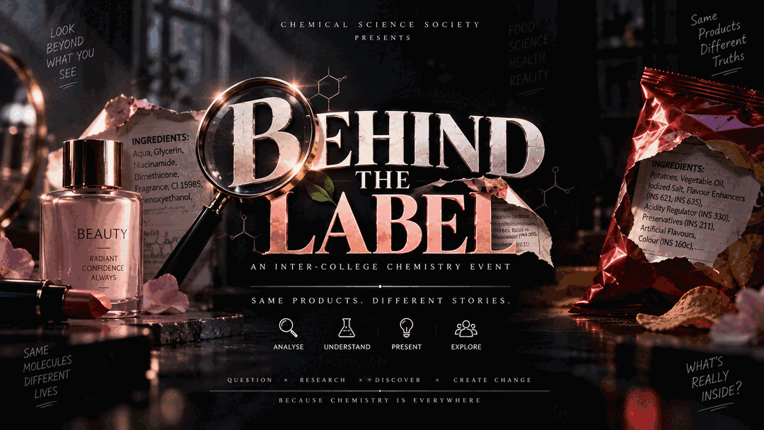 Behind The Label chemistry event
